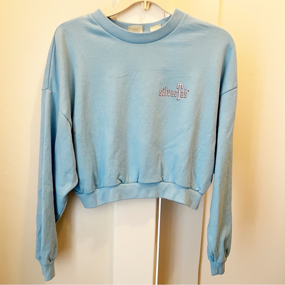 Levi’s Silver Tab‎ Blue Cropped Sweatshirt